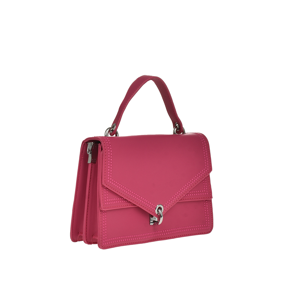 Geanta dama din piele ecologica Francesca Rossi FR5857, Rosu, #2, Bagsy