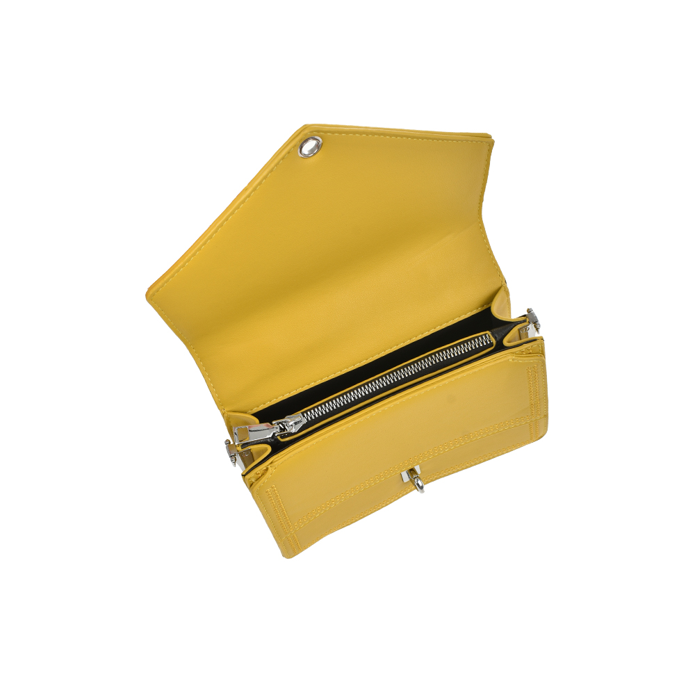 Geanta dama din piele ecologica Francesca Rossi FR5857, Galben, #4, Bagsy