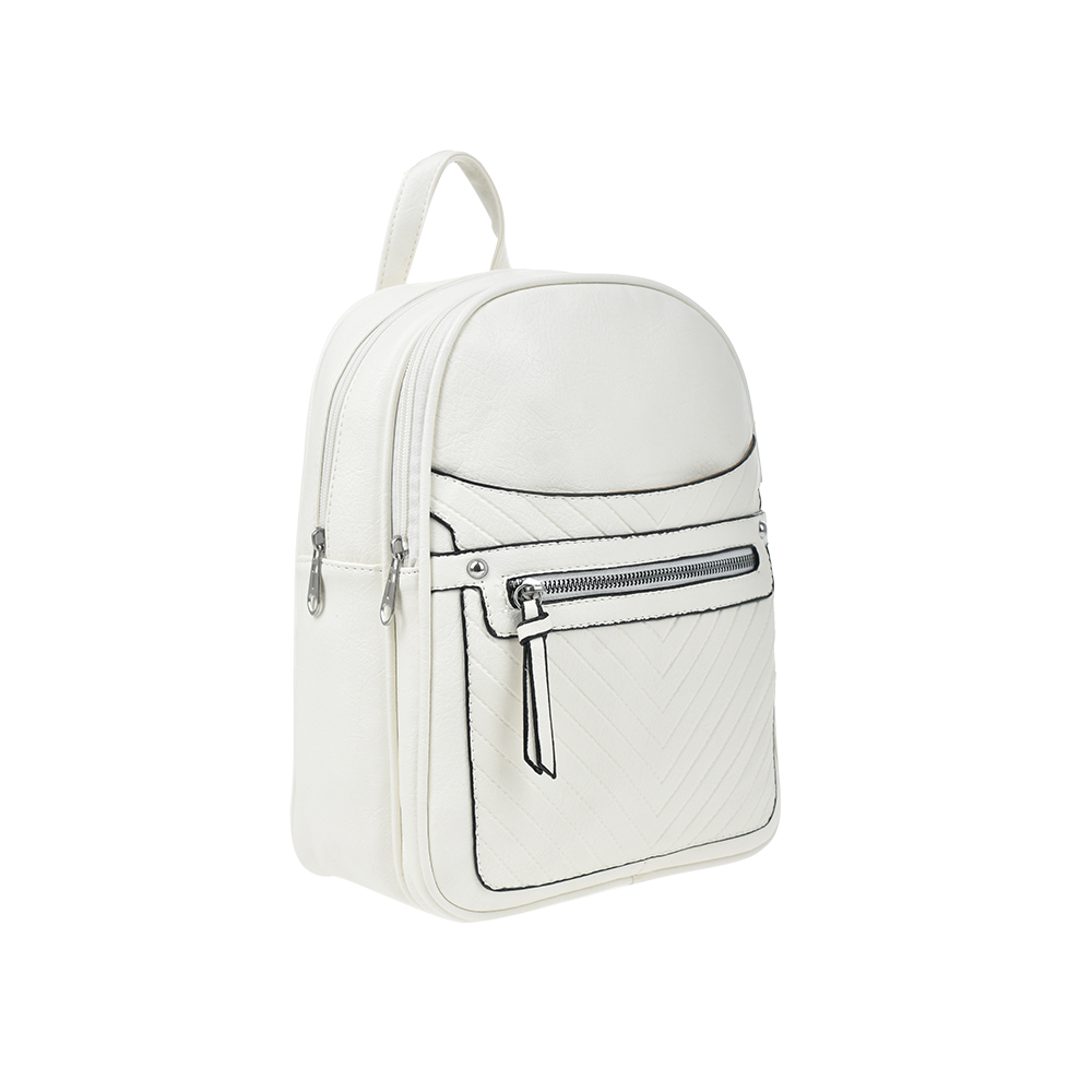 Rucsac dama Francesca Rossi FR5880, Alb, #2, Bagsy