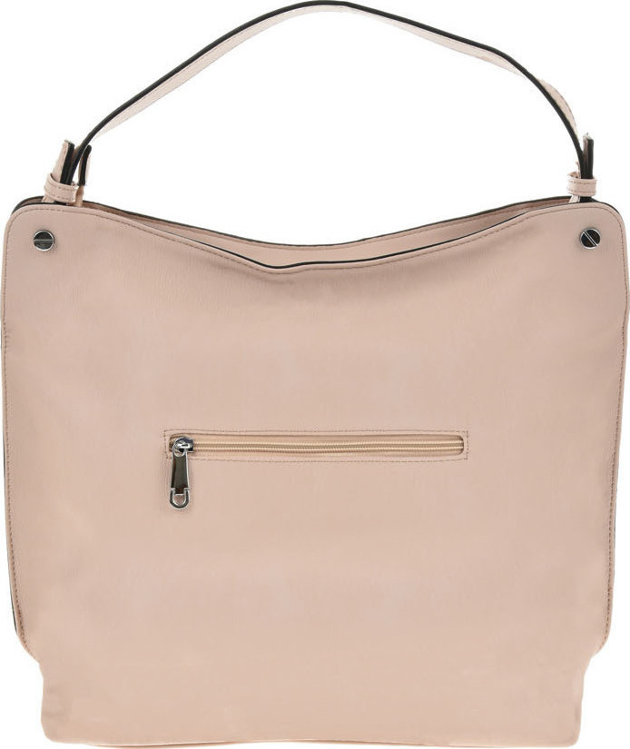 Geanta de mana din piele ecologica Francesca Rossi FR5010, Roz, Nr. 3, Bagsy