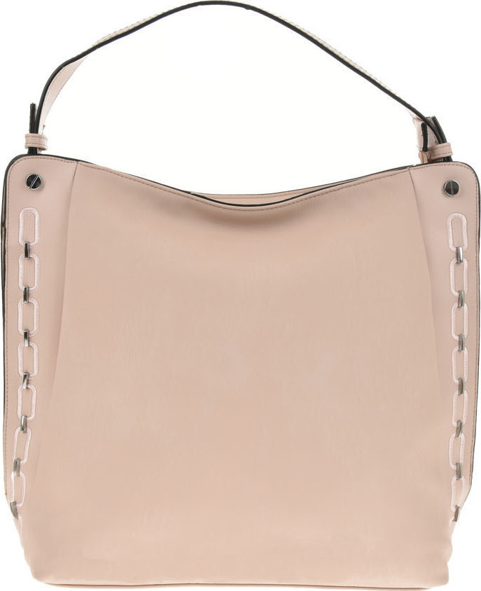 Geanta de mana din piele ecologica Francesca Rossi FR5010, Roz, Nr. 1, Bagsy