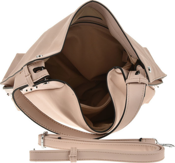 Geanta de mana din piele ecologica Francesca Rossi FR5010, Roz, Nr. 4, Bagsy