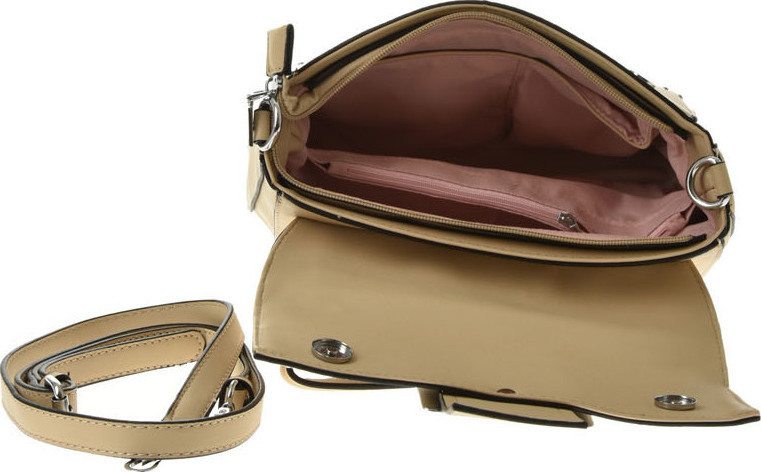 Geanta de mana din piele ecologica Francesca Rossi FR5015, Auriu, #4, Bagsy