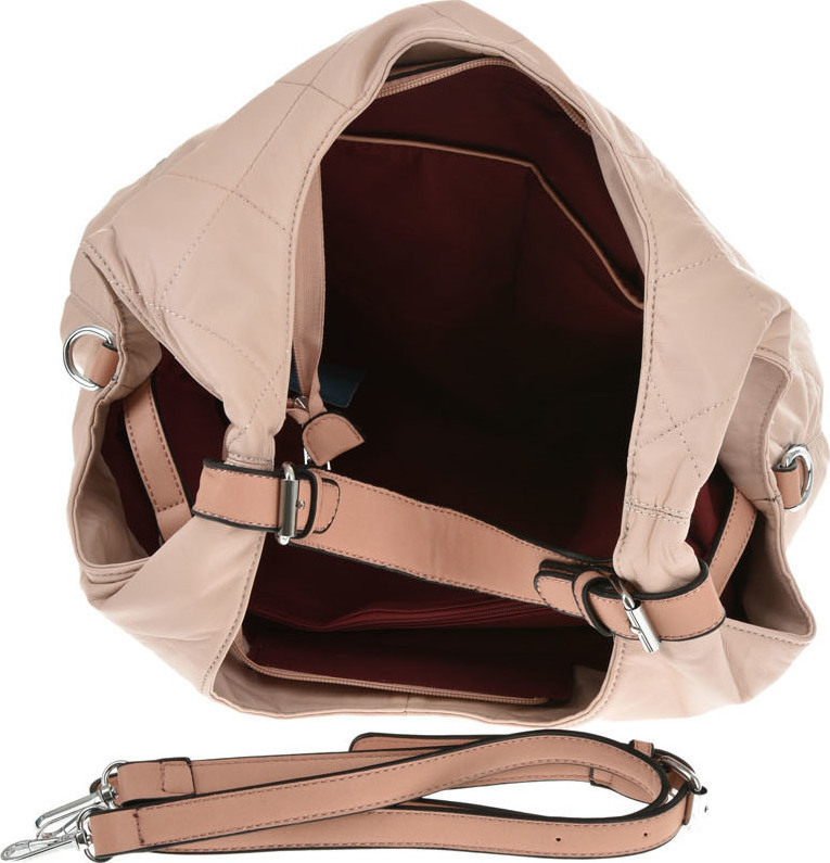 Geanta de mana din piele ecologica Francesca Rossi FR5023, Roz, #4, Bagsy