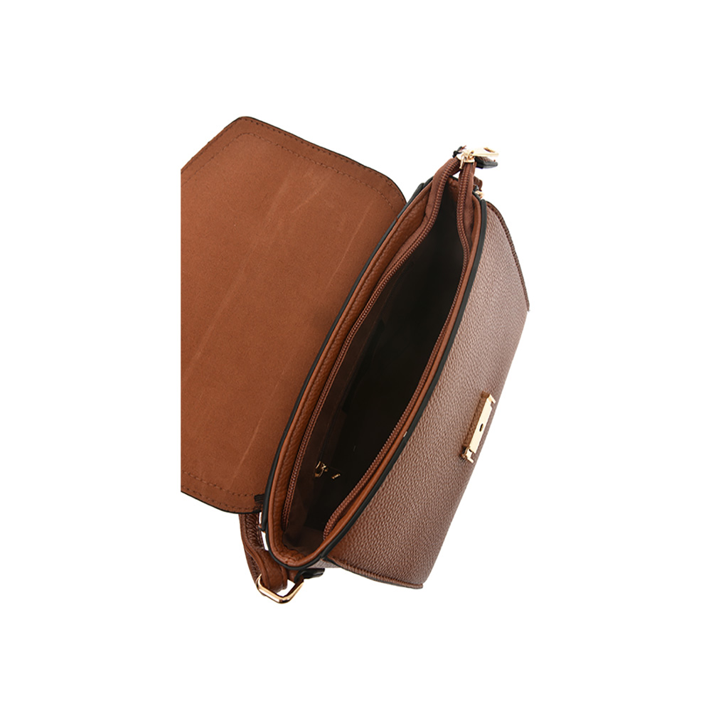 Geanta de umar din piele ecologica Francesca Rossi FR5040, Maro, #3, Bagsy