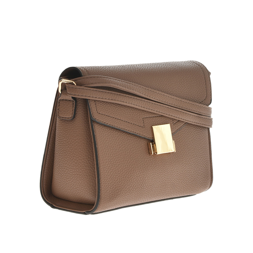 Geanta de umar din piele ecologica Francesca Rossi FR5040, Kaki, #2, Bagsy