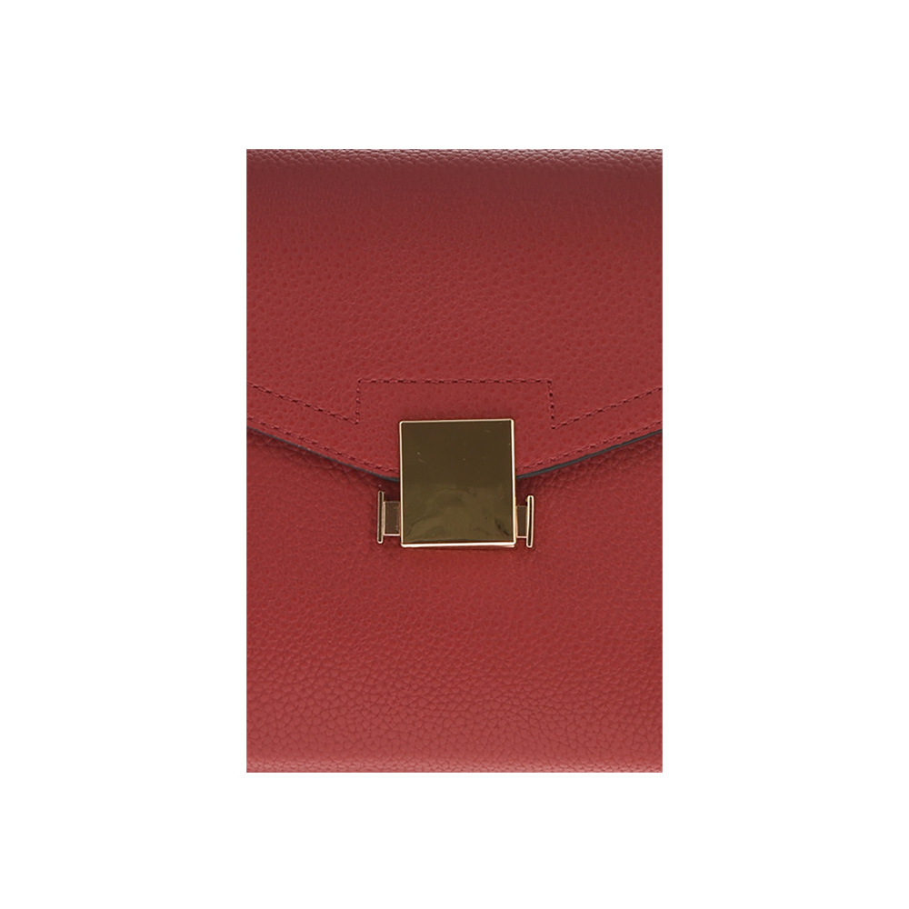 Geanta de umar din piele ecologica Francesca Rossi FR5040, Rosu, #4, Bagsy