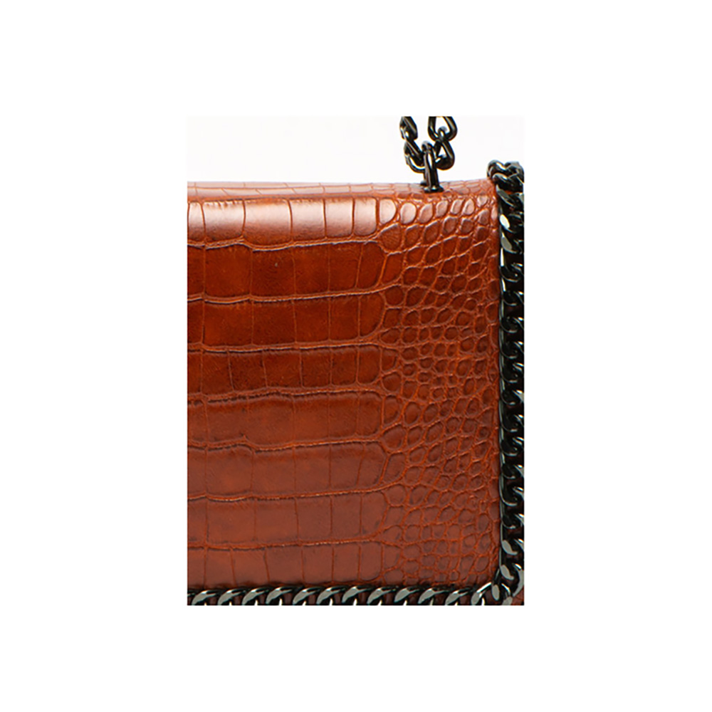 Geanta de umar din piele ecologica Francesca Rossi FR5152, Cognac, #3, Bagsy