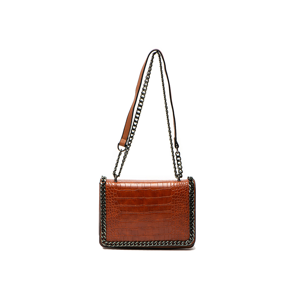 Geanta de umar din piele ecologica Francesca Rossi FR5152, Cognac, #1, Bagsy