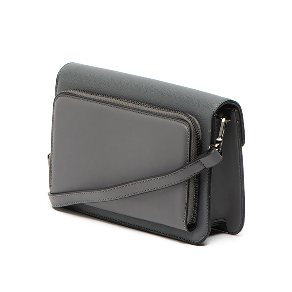 Geanta de umar din piele ecologica Francesca Rossi FR5154, Gri, #2, Bagsy