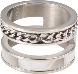 Inel COAL din inox, diametru: 17.3mm, R1104163S, #1, Bagsy