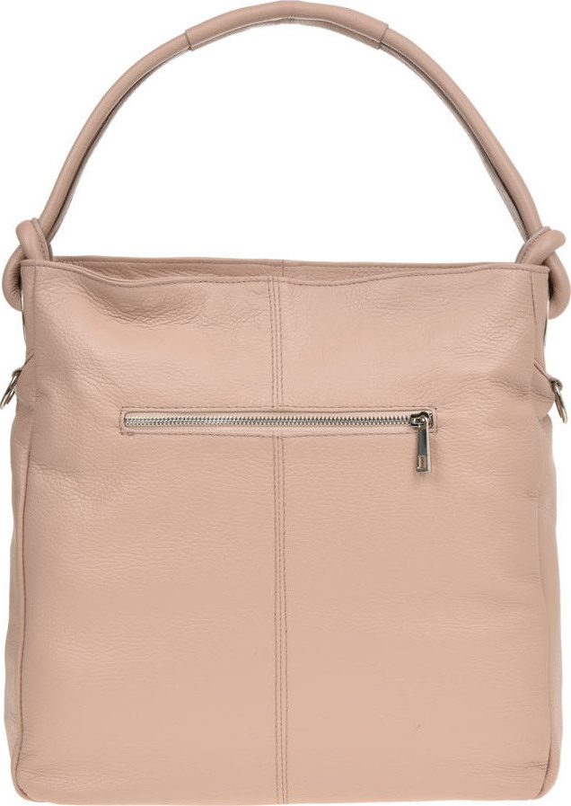 Geanta hobo din piele naturala Patrizia Lucchini PL0462, Roz prafuit, #3, Bagsy