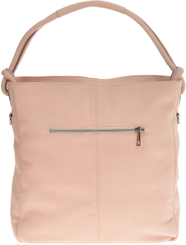 Geanta hobo din piele naturala Patrizia Lucchini PL0462, Roz, #3, Bagsy