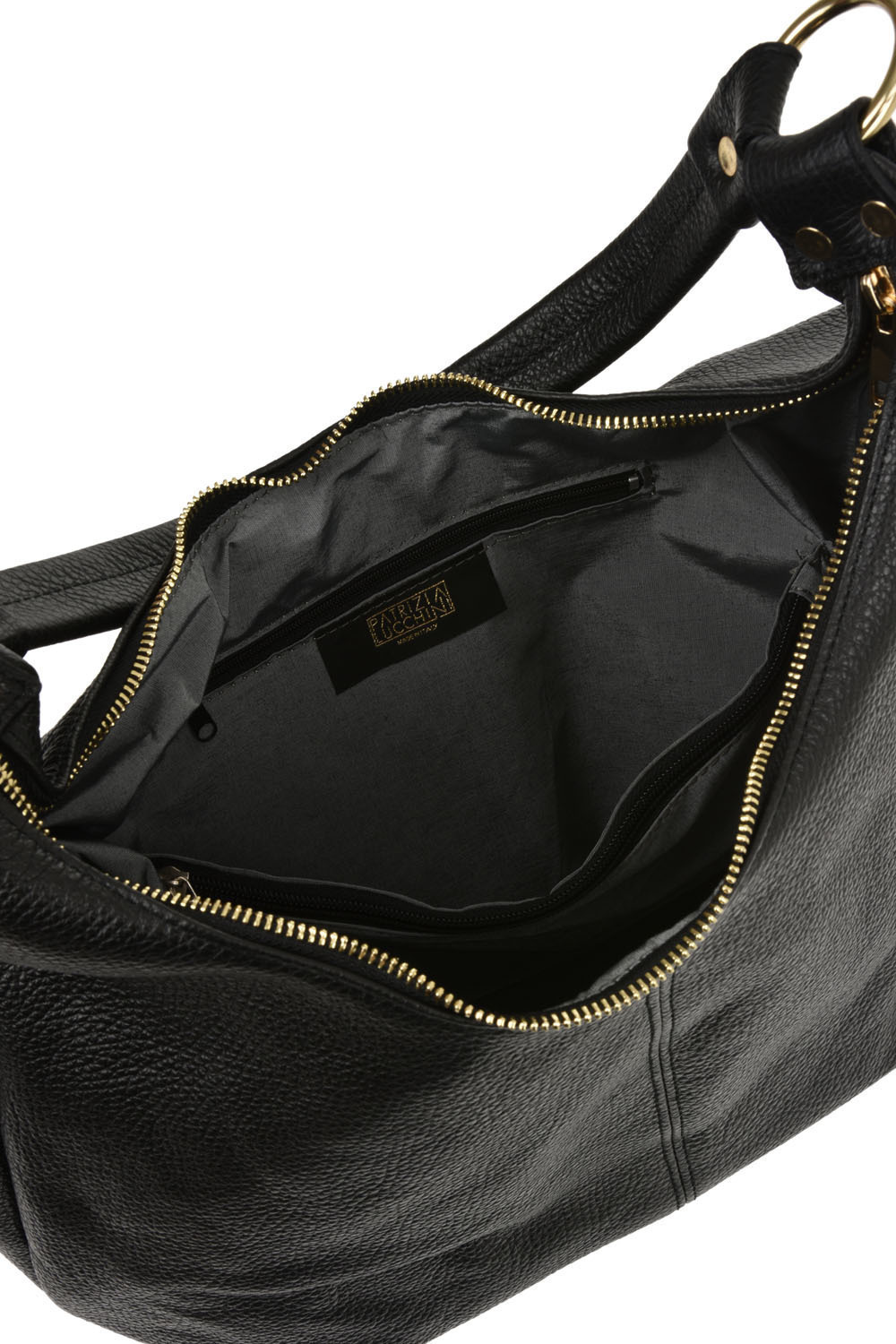 Geanta de mana din piele naturala Patrizia Lucchini PL0471, Negru, #4, Bagsy