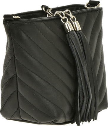 Geanta de umar din piele naturala Patrizia Lucchini PL0455, Negru, #2, Bagsy