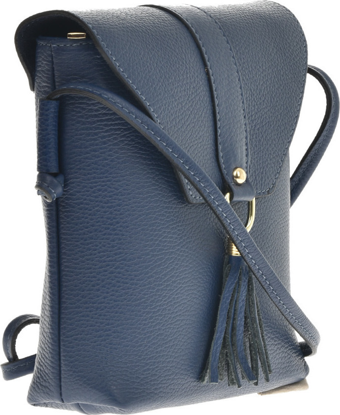Geanta de umar din piele naturala Patrizia Lucchini PL0745, Albastru, #2, Bagsy