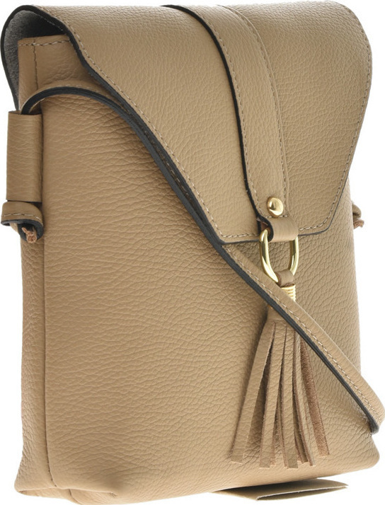 Geanta de umar din piele naturala Patrizia Lucchini PL0745, Grej, #2, Bagsy