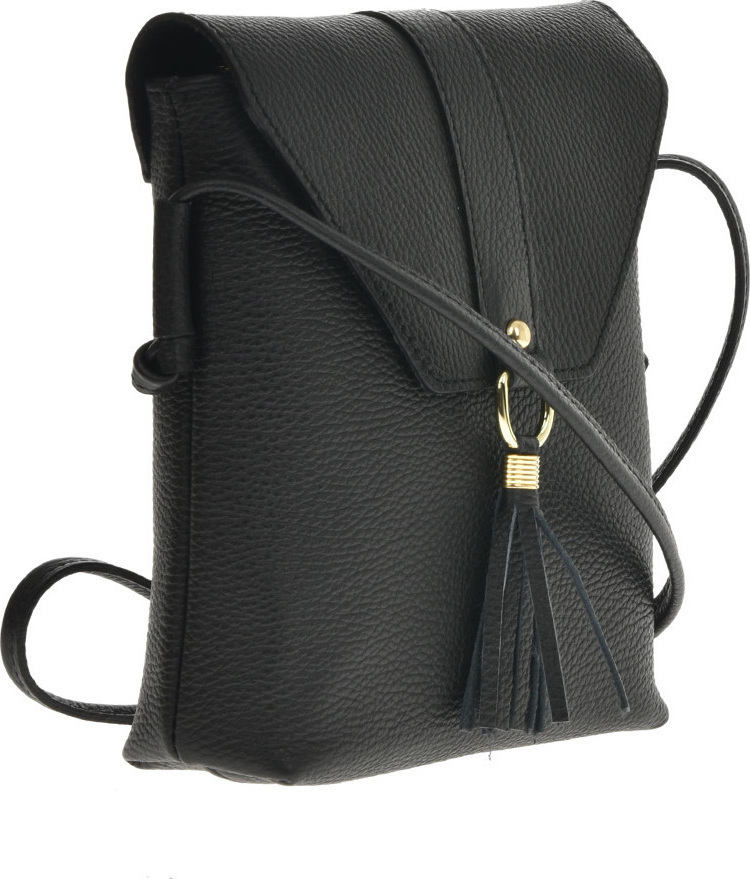 Geanta de umar din piele naturala Patrizia Lucchini PL0745, Negru, #2, Bagsy