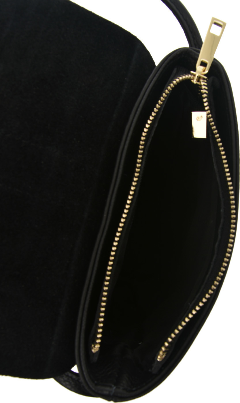 Geanta de umar din piele naturala Patrizia Lucchini PL0745, Negru, #4, Bagsy