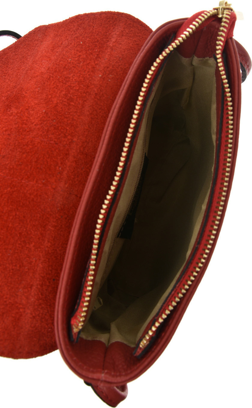 Geanta de umar din piele naturala Patrizia Lucchini PL0745, Rosu, #4, Bagsy