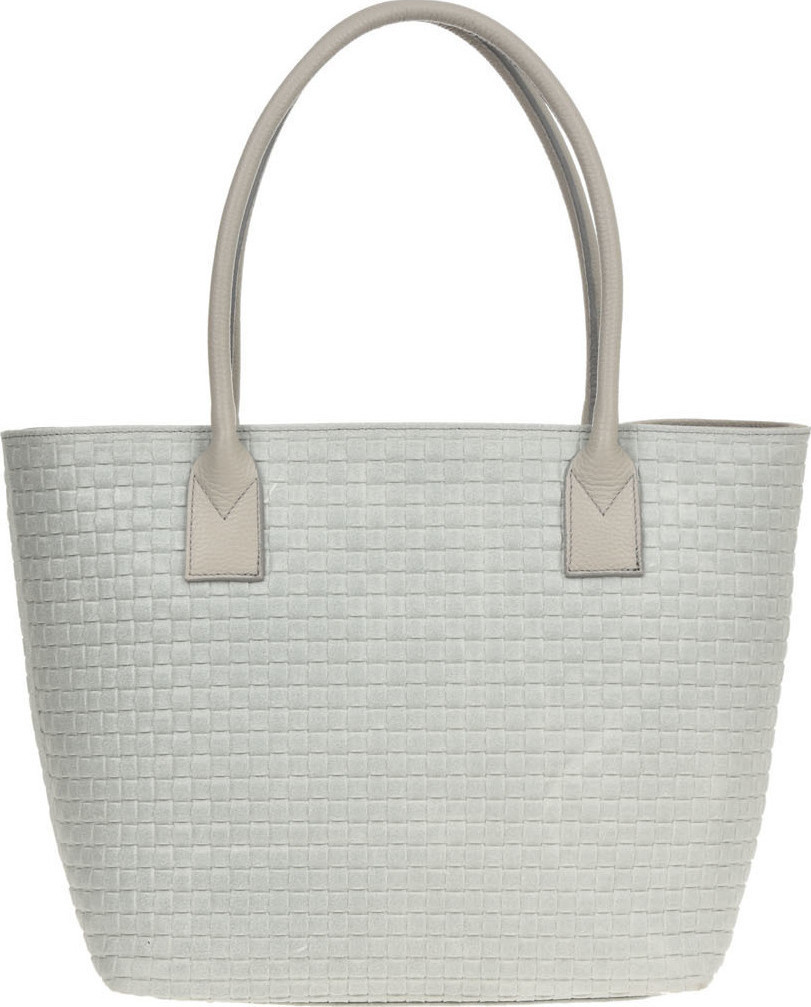 Geanta de mana din piele naturala Patrizia Lucchini PL0458, Gri, Nr. 1, Bagsy