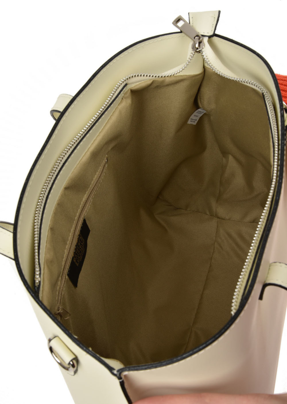 Geanta de mana din piele naturala Patrizia Lucchini PL0464, Bej, #4, Bagsy