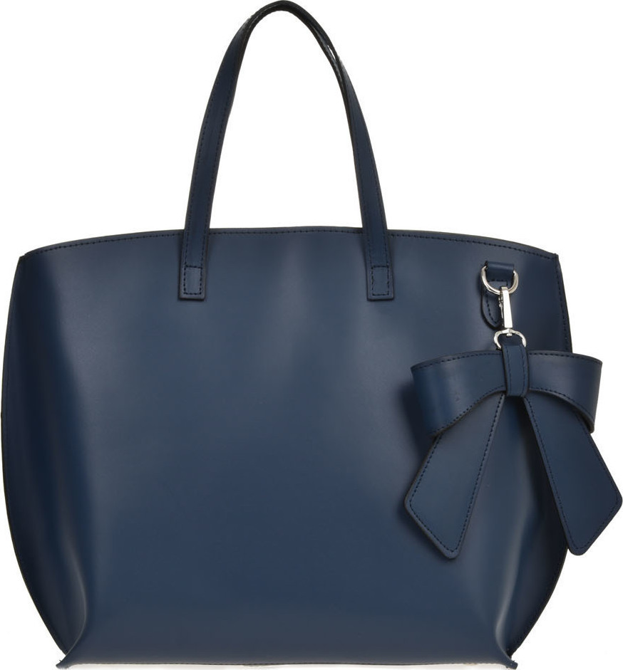 Geanta de mana din piele naturala Patrizia Lucchini PL0464, Albastru, #1, Bagsy