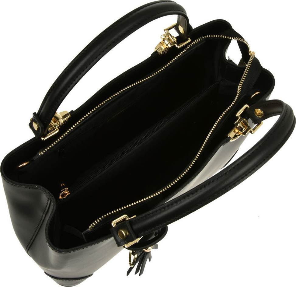 Geanta de mana din piele naturala Patrizia Lucchini PL0473, Negru, #4, Bagsy