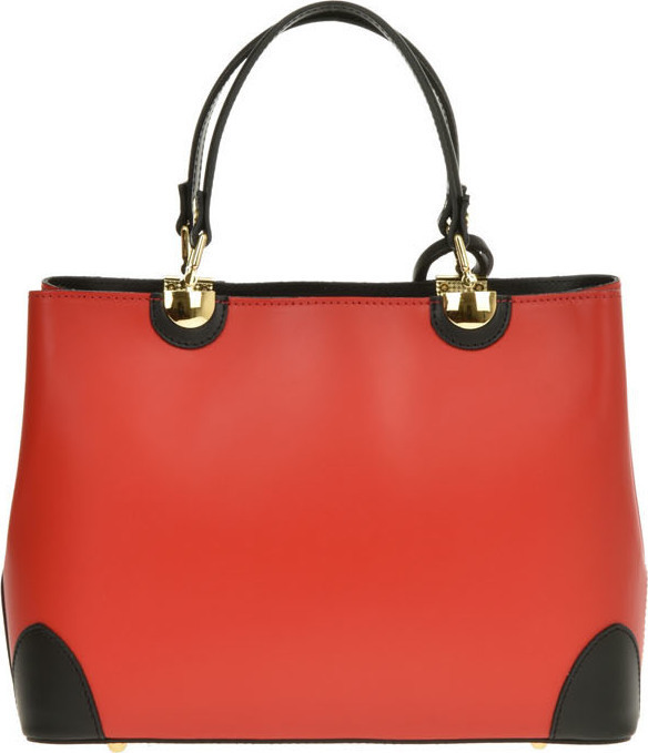 Geanta de mana din piele naturala Patrizia Lucchini PL0473, Rosu, #3, Bagsy