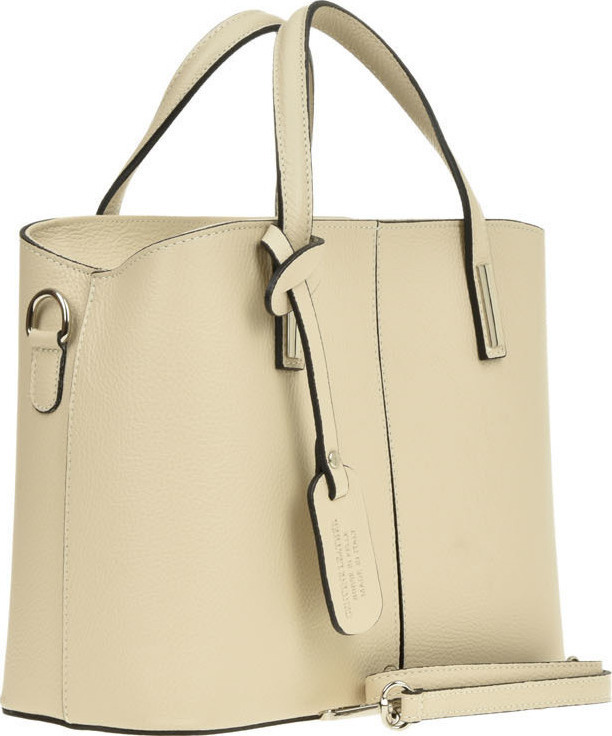 Geanta de mana din piele Patrizia Lucchini PL0479, Bej, #2, Bagsy