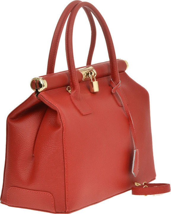 Geanta de mana din piele naturala Patrizia Lucchini PL0482, Rosu, #2, Bagsy