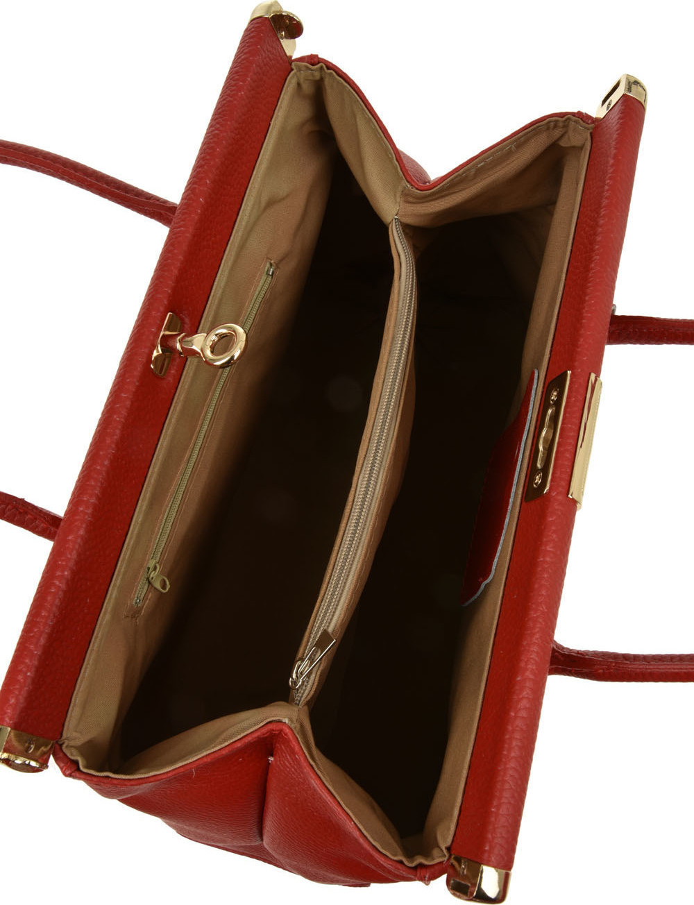 Geanta de mana din piele naturala Patrizia Lucchini PL0482, Rosu, #4, Bagsy