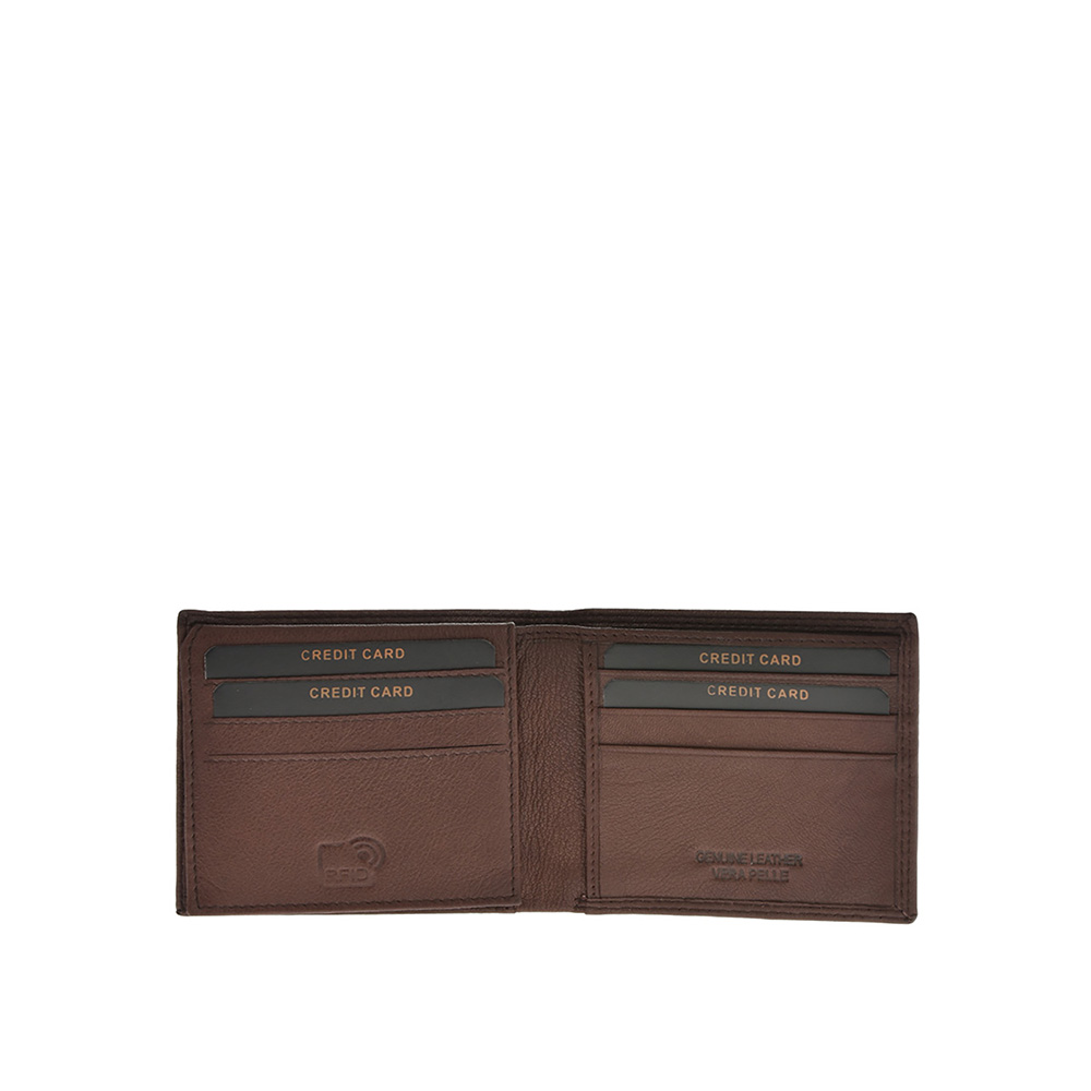 Set cadou barbati portofel si curea reversibila din piele naturala Pierro Poggi PP3022-120, Negru/Maro, #4, Bagsy