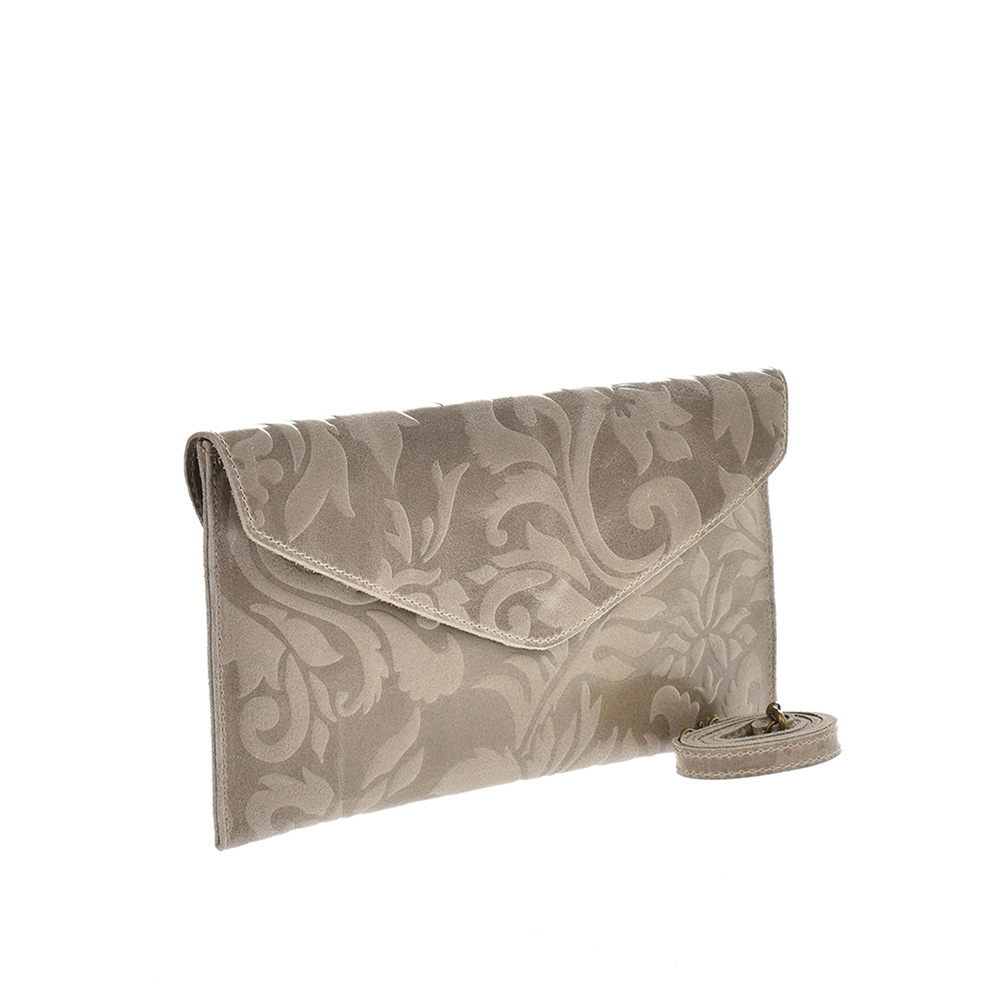 Geanta clutch din piele naturala Patrizia Lucchini PL0253, Grej, #2, Bagsy
