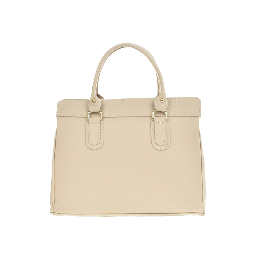 Geanta de mana din piele naturala Patrizia Lucchini PL0279, Bej, #3, Bagsy