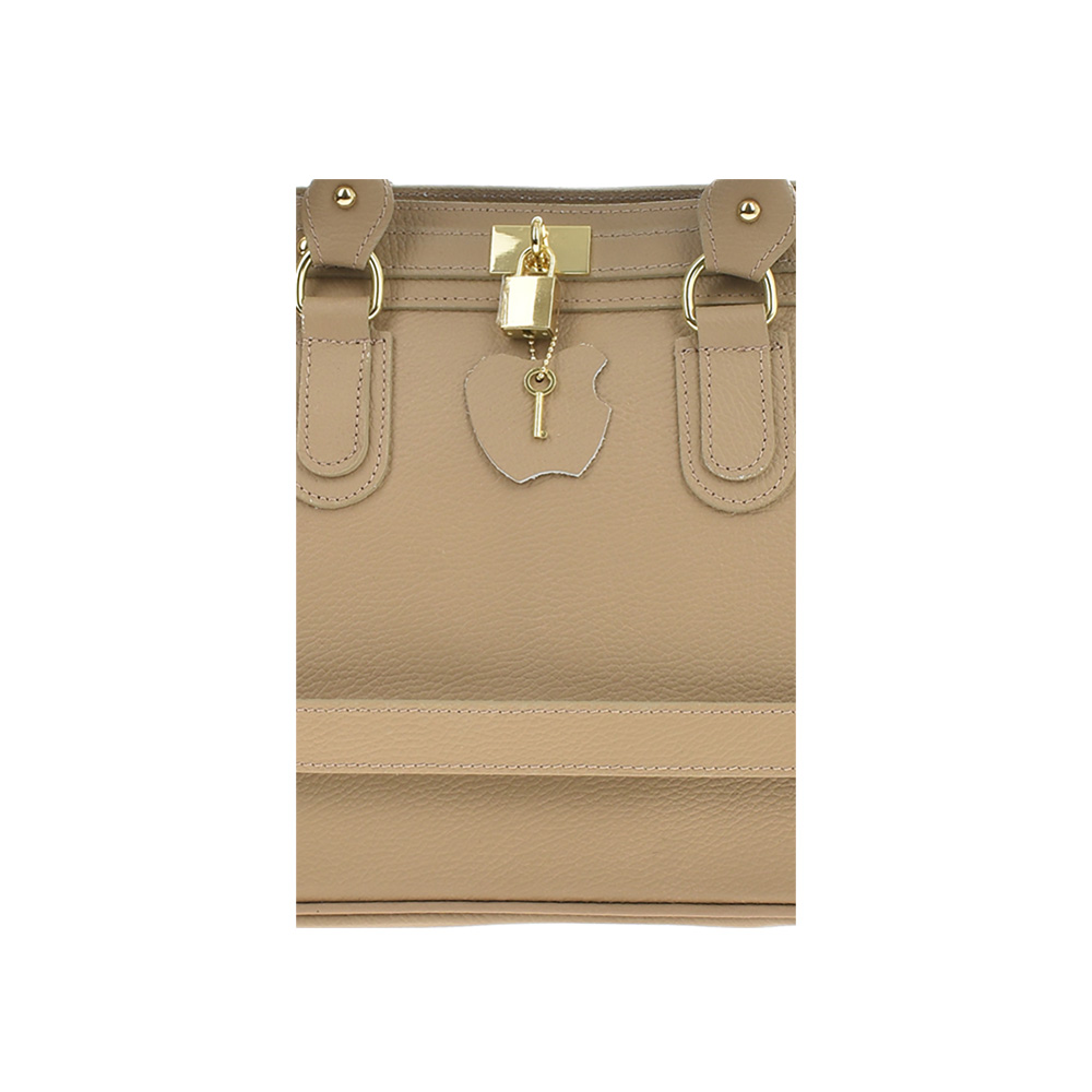 Geanta de mana din piele naturala Patrizia Lucchini PL0279, Grej, #4, Bagsy