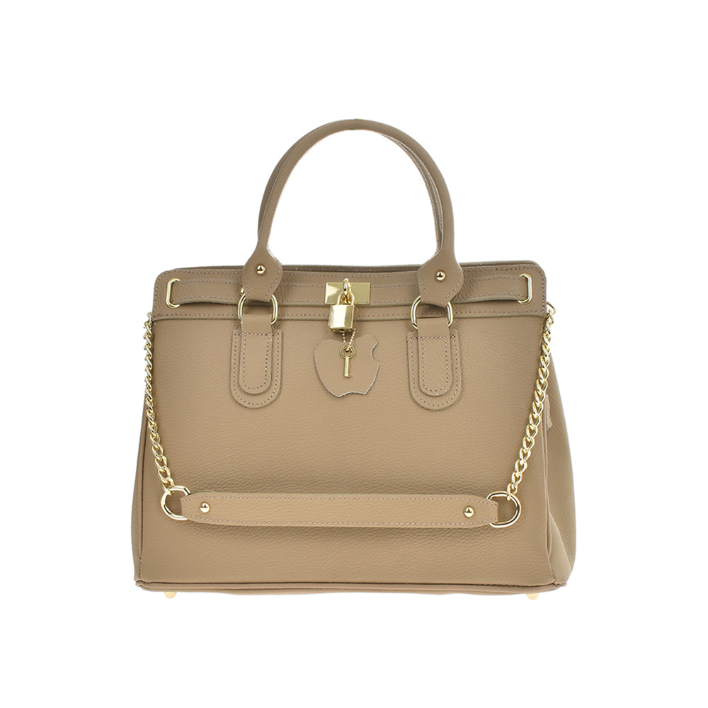 Geanta de mana din piele naturala Patrizia Lucchini PL0279, Grej, #1, Bagsy