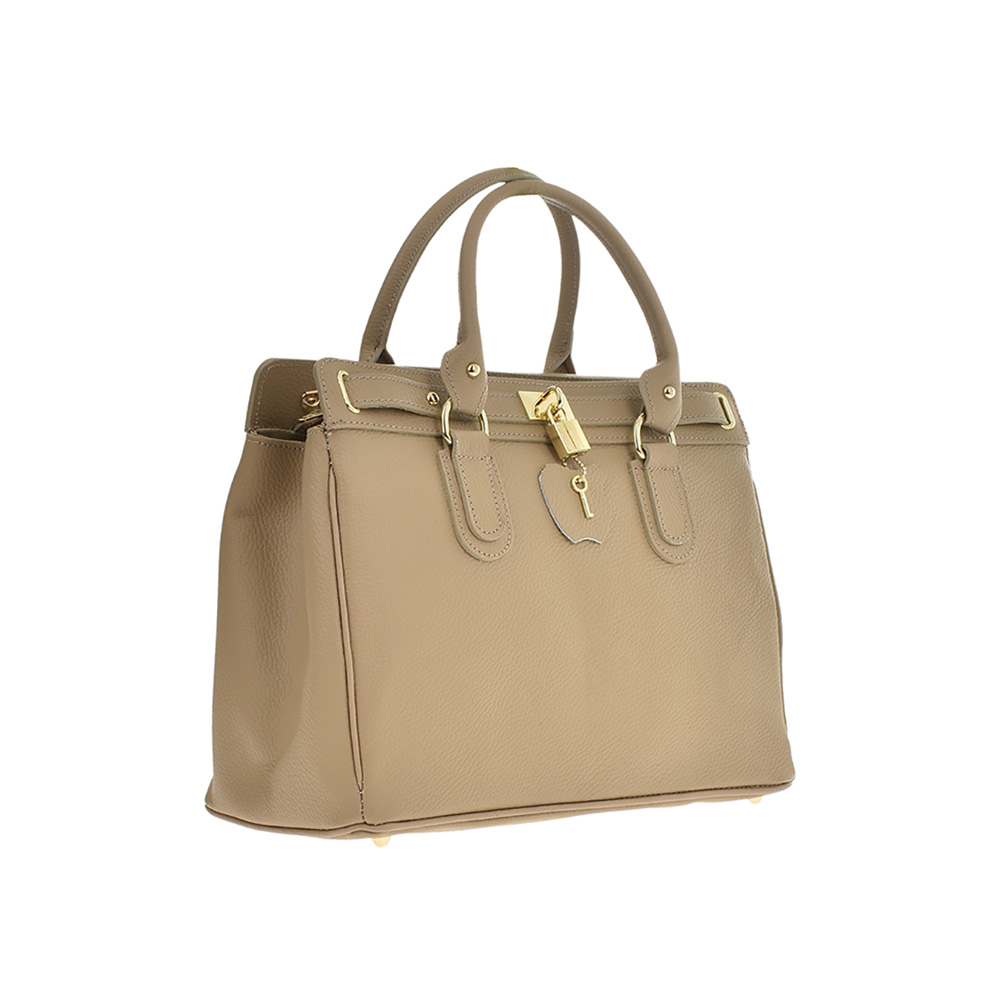 Geanta de mana din piele naturala Patrizia Lucchini PL0279, Grej, #2, Bagsy