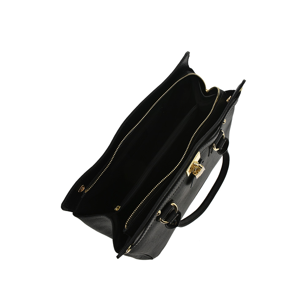 Geanta de mana din piele naturala Patrizia Lucchini PL0279, Negru, #5, Bagsy