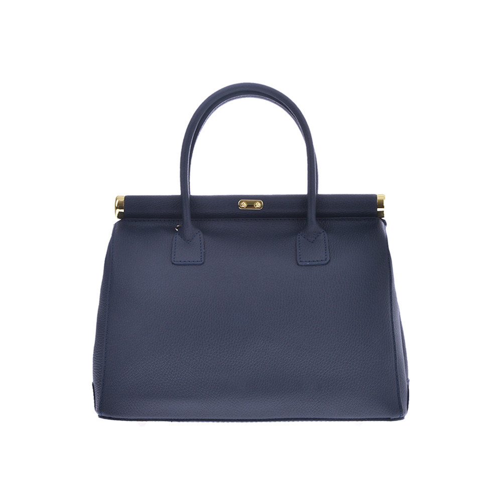 Geanta de mana din piele naturala Patrizia Lucchini PL0482, Albastru, Nr. 3, Bagsy