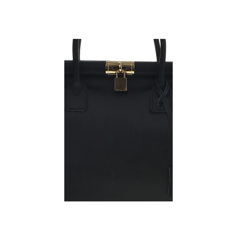 Geanta de mana din piele naturala Patrizia Lucchini PL0482, Nero, #4, Bagsy