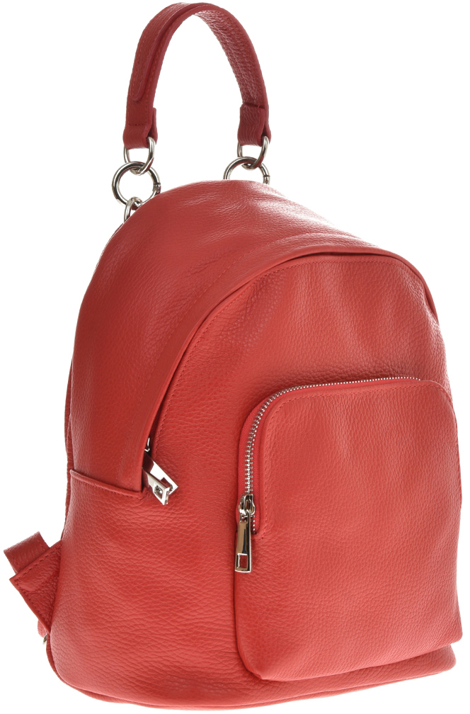 Rucsac din piele naturala Patrizia Lucchini PL0742, Rosu, #2, Bagsy