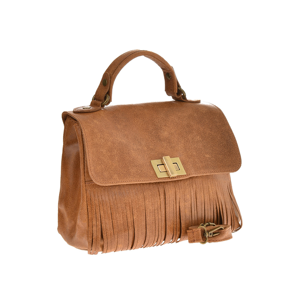 Geanta dama din piele naturala Patrizia Lucchini PL0926, Cognac, #2, Bagsy