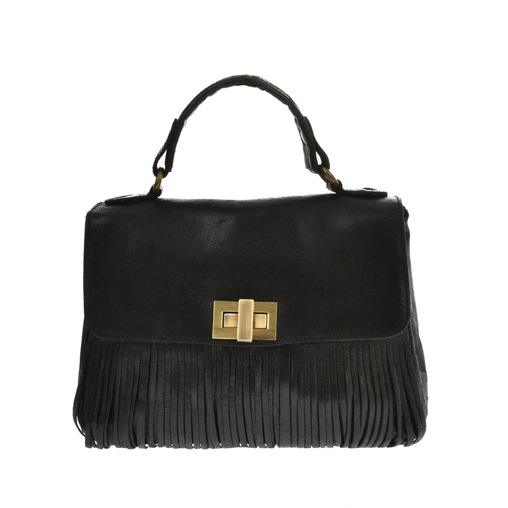 Geanta dama din piele naturala Patrizia Lucchini PL0926, Negru, #1, Bagsy