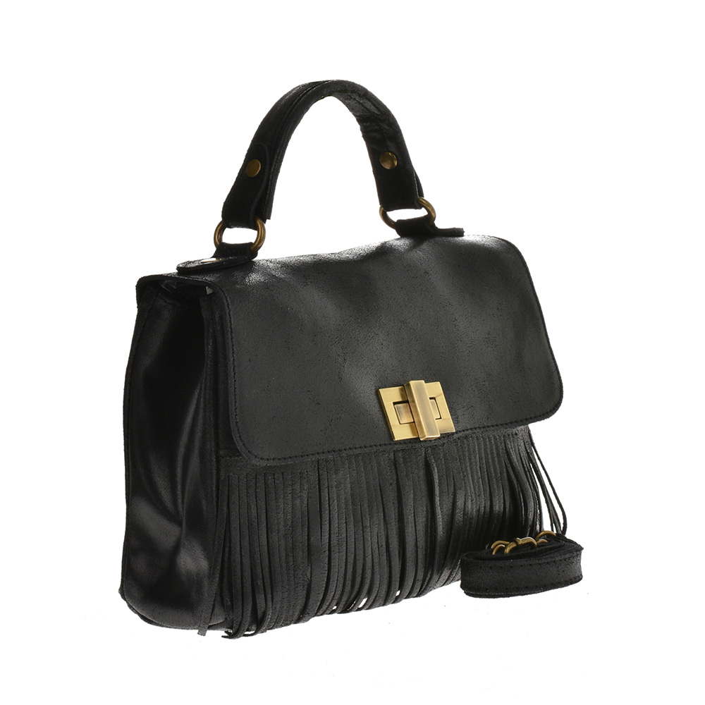 Geanta dama din piele naturala Patrizia Lucchini PL0926, Negru, #2, Bagsy