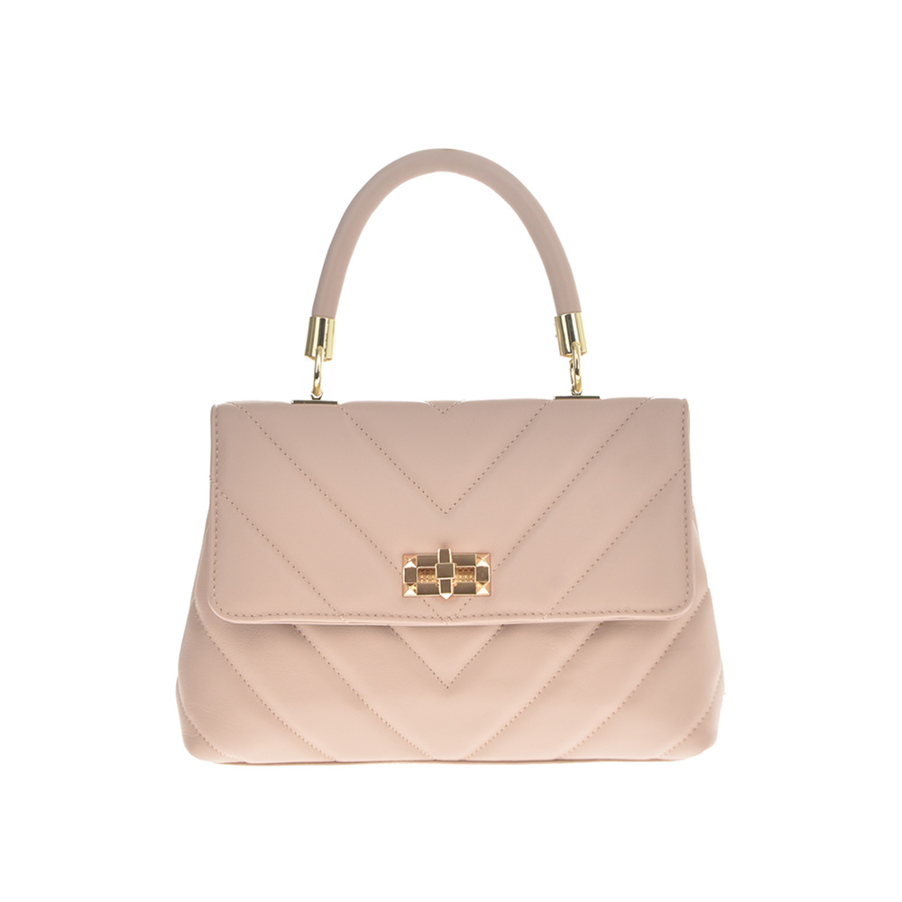 Geanta de mana din piele naturala Patrizia Lucchini PL0928, Roz prafuit, #1, Bagsy