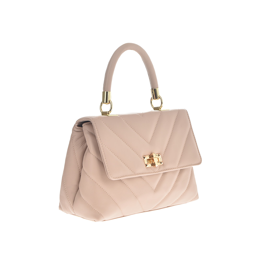 Geanta de mana din piele naturala Patrizia Lucchini PL0928, Roz prafuit, #2, Bagsy