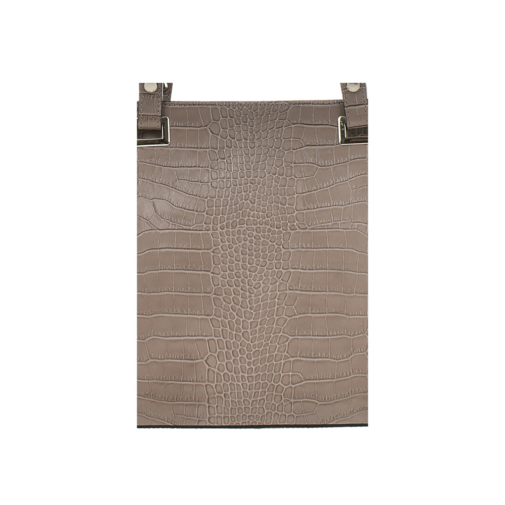 Geanta tote din piele naturala Patrizia Lucchini PL0935, Grej, #4, Bagsy