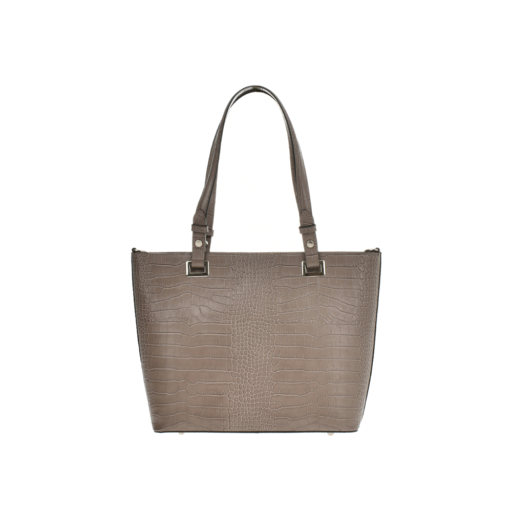 Geanta tote din piele naturala Patrizia Lucchini PL0935, Grej, #1, Bagsy