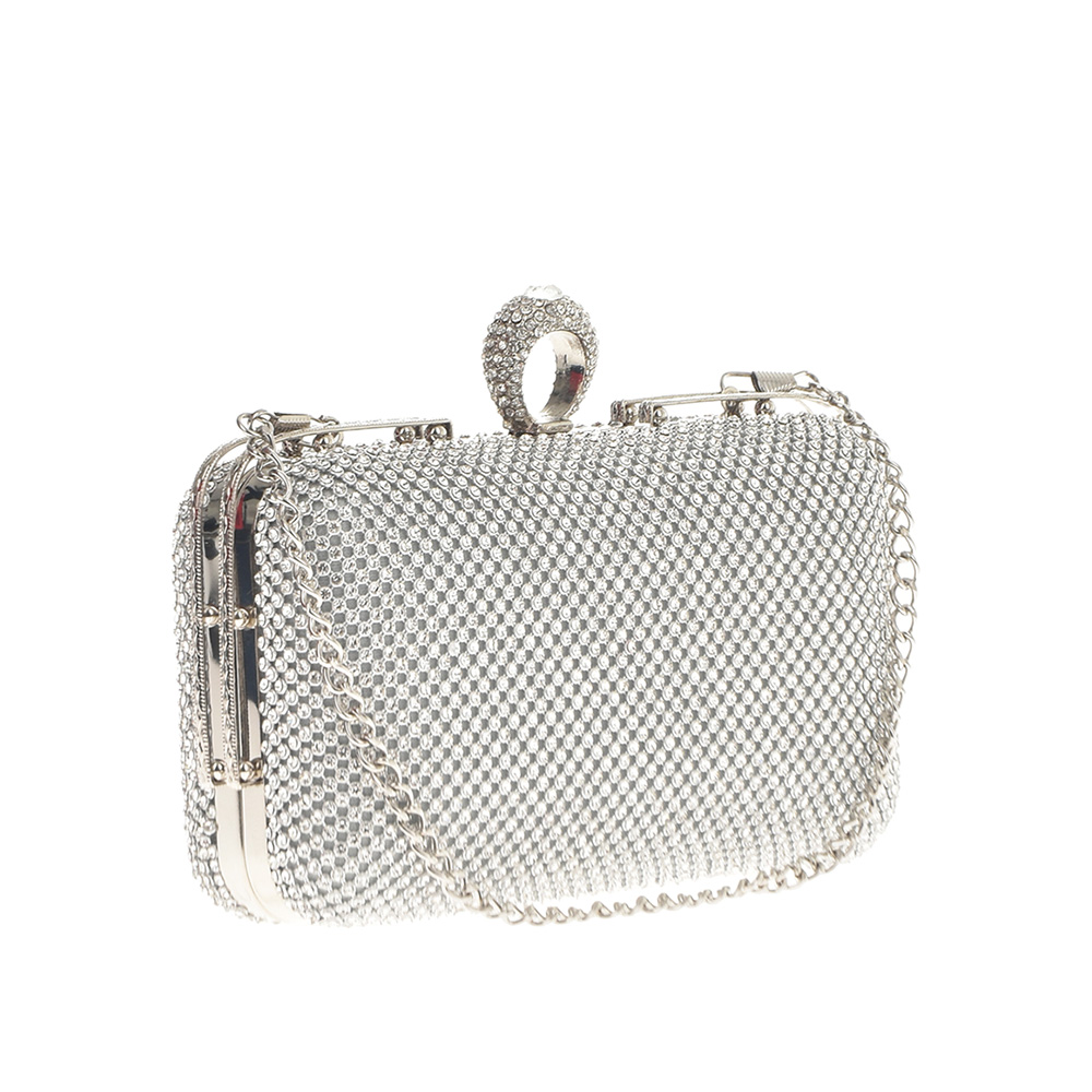 Geanta dama de ocazie Patrizia Lucchini PL0942, Argintiu, #2, Bagsy